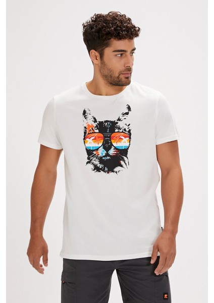 Manx Erkek Beyaz T-Shirt 24.01.07.011-C04 indirimleri