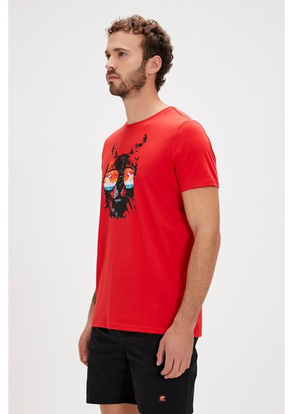 Manx Erkek Kırmızı T-Shirt 24.01.07.011-C54 modelleri