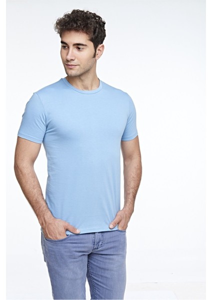 Erkek Sıfır Yaka T-Shirt fırsatları