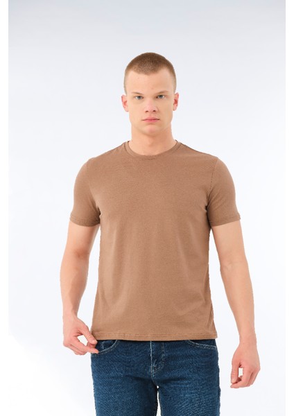 Erkek Sıfır Yaka T-Shirt