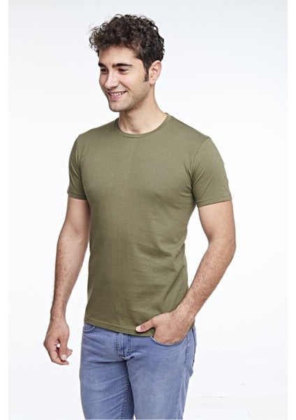 Erkek Sıfır Yaka T-Shirt