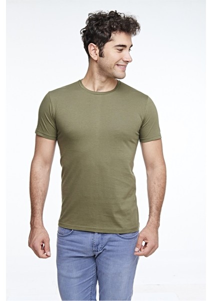 Erkek Sıfır Yaka T-Shirt indirimleri