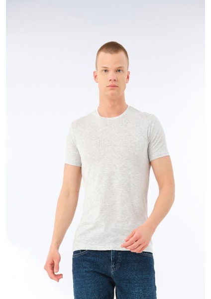 Erkek Sıfır Yaka T-Shirt