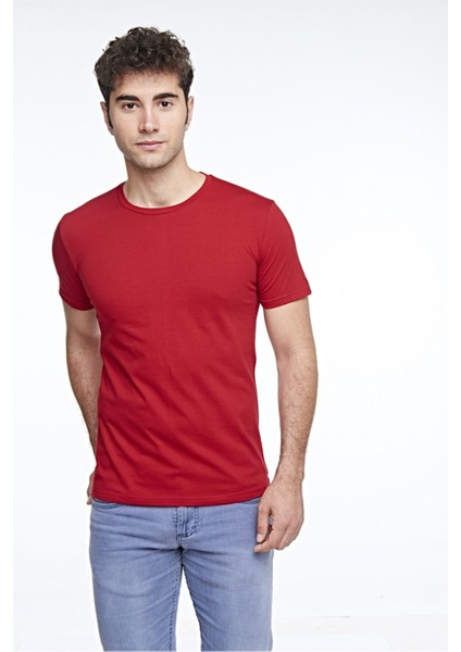 Erkek Sıfır Yaka T-Shirt