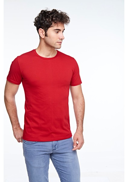 Erkek Sıfır Yaka T-Shirt