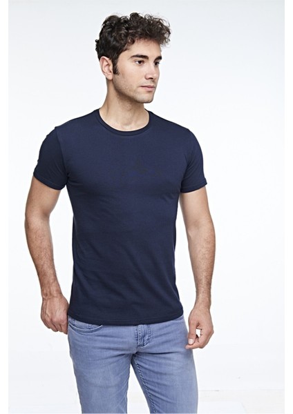 Erkek Sıfır Yaka T-Shirt