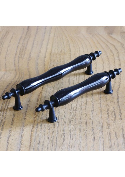 Porselen Siyah 96 mm Kulplar Mobilya Mutfak Dolabı Çekmece Dolap Kapak Kulpu Kulbu 9.6 cm modelleri