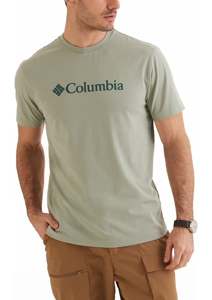 Csc M Basic Logo Brushed Erkek Kısa Kollu Outdoor T-Shirt CS0287-348