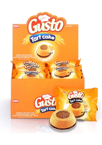 Gusto Tart Kek Portakal Jöleli 45 gr x  24