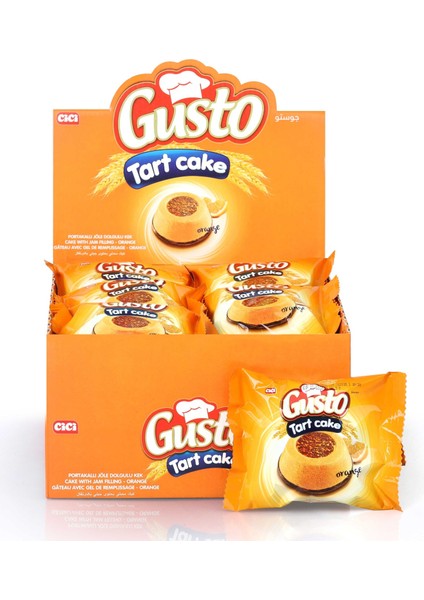 Gusto Tart Kek Portakal Jöleli 45 gr x  24