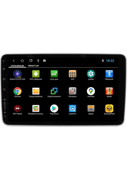 10 Inch 2 GB 32 GB Uyumlu Hafıza Her Araca Uyumlu 360 Derece Androıd Ekran Teyp modelleri