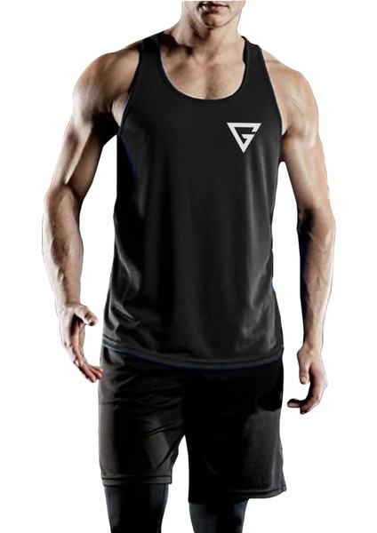 Erkek Dry Fit Y-Back Gym Fitness Sporcu Atleti Genıus-Fıt