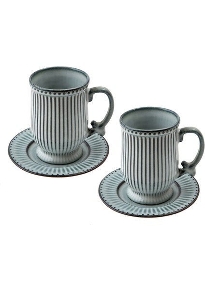 Blue Elegant 2 Kişilik Çay Fincn Takımı