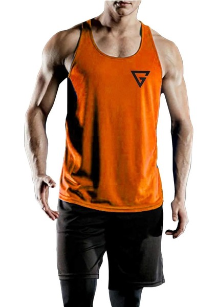 Erkek Dry Fit Y-Back Gym Fitness Sporcu Atleti Genıus-Fıt