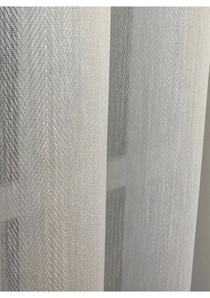 Boutique Curtain Balık Sırtı Amerikan Pile 1/3 Sık Pile Dikim Korniş / Rustik Uyumlu Tül Perde