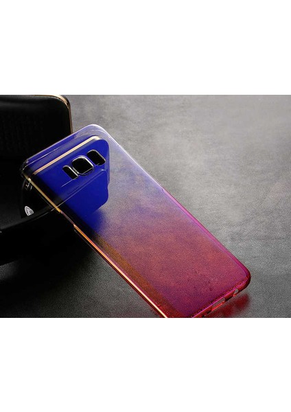 Galaxy S8 Plus Kılıf Parlak Renk Geçişli Kılıf