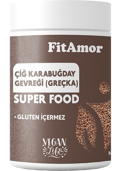 Çiğ Karabuğday Gevreği (Greçka) – Super Food – Sağlıklı Atıştırmalıklar – 750G – Fitamor