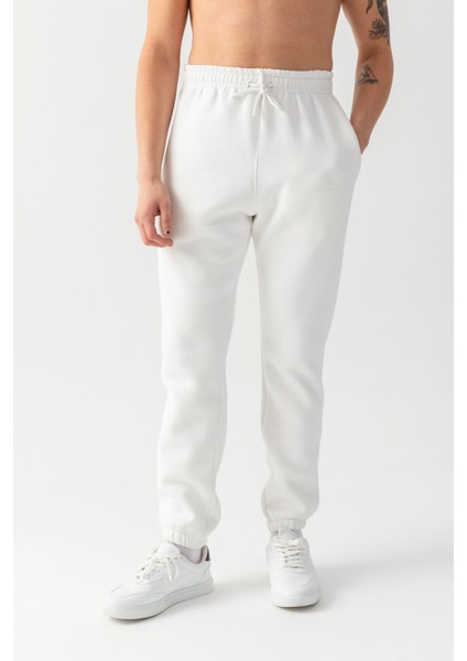 Peak Nakışlı Eşofman Altı Beyaz fiyatları