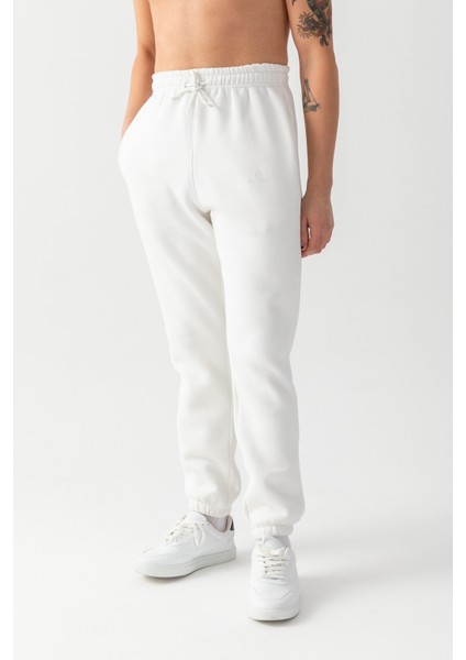 Peak Nakışlı Eşofman Altı Beyaz modelleri