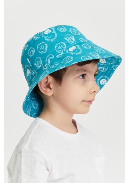 Benitto Kids Erkek Çocuk Desenli Bucket Şapka 7007