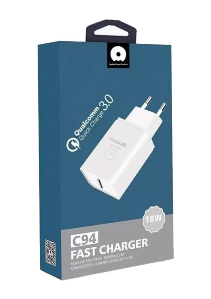 Wuw C94 Qualcomm Hızlı Şarj Aleti