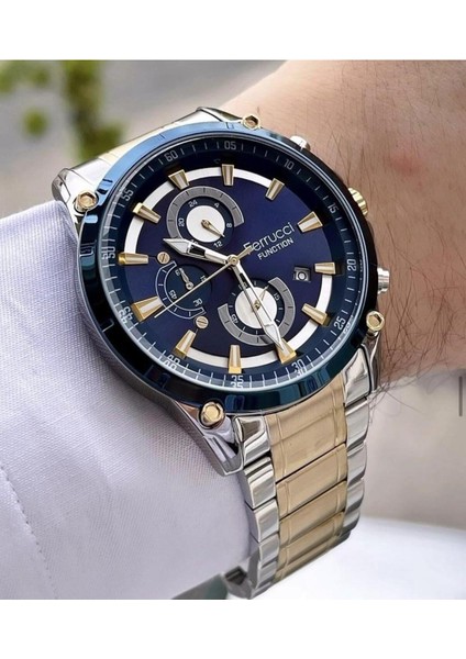 Erkek Fonksiyonlu Metal Kordon Kol Saati