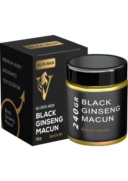 Alfa Man Special Black Ginseng Macun 240 gr