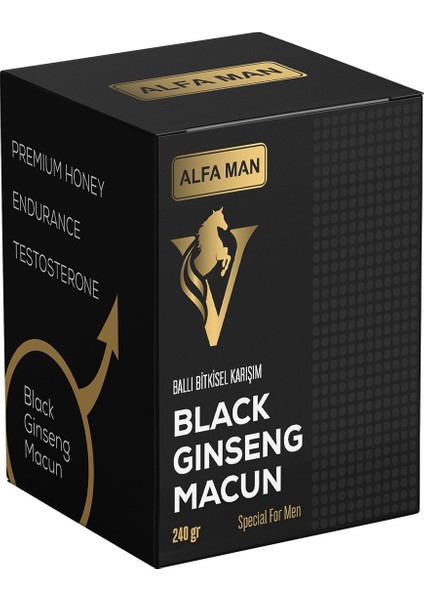 Alfa Man Special Black Ginseng Macun 240 gr