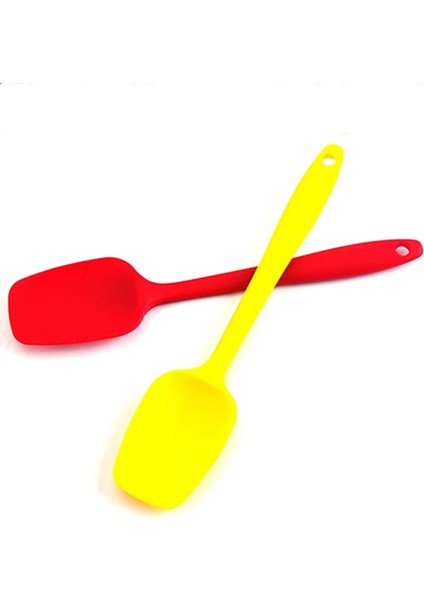 Sarı Stil Evrensel Isıya Dayanıklı Entegre Kolu Silikon Kaşık Kazıyıcı Spatula Dondurma Tereyağı Kek Mutfak Ev Pişirme Aracı Gereçler (Yurt Dışından) indirimleri