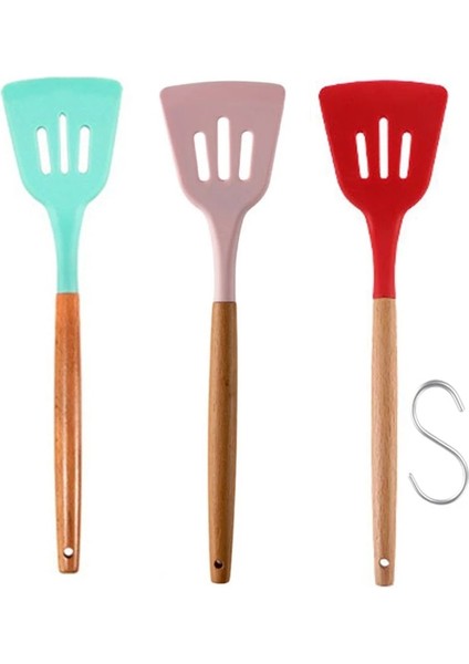 Yeşil B Stili Mutfak Gereçleri Silikon Spatula Yapışmaz Gıda Kaldırıcılar Ev Pişirme Gereçleri Kitche (Yurt Dışından) fiyatları