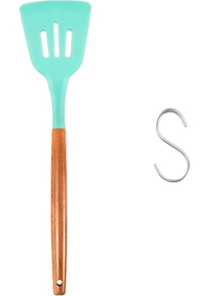 Yeşil B Stili Mutfak Gereçleri Silikon Spatula Yapışmaz Gıda Kaldırıcılar Ev Pişirme Gereçleri Kitche (Yurt Dışından) fırsatları