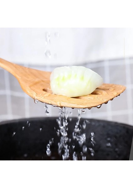 Mavi 2 Tarzı Yapışmaz Tava Için Mutfak Aleti Ahşap Turner Ahşap Spatula Tahta Kürek Mutfak Aleti Tencere Kaşık Sofra Takımı (Yurt Dışından)