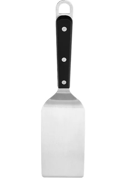 Bir Stil Kızartma Pişirme Tencere Gereçleri Için Esnek Saplı Mutfak Kaymaz Paslanmaz Çelik Oluklu Spatula Kürek (Yurt Dışından)