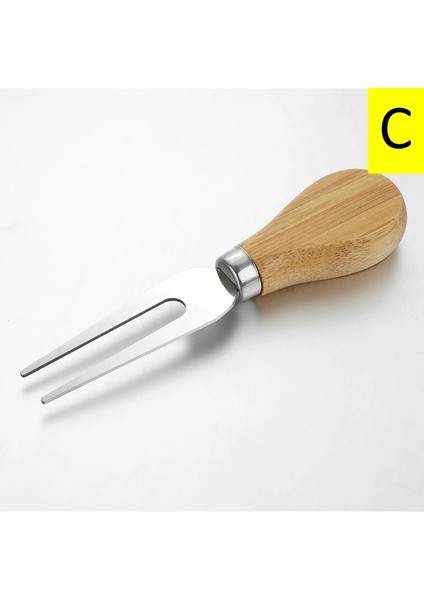 C Stili Paslanmaz Çelik Çatal Spatula Barbekü Mutfak Aletleri Fırça Pişirme Gereçleri Alet Seti Isıya Dayanıklı Barbekü Tereyağı Peynir Bıçağı (Yurt Dışından)