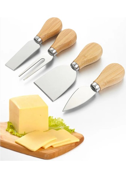 C Stili Paslanmaz Çelik Çatal Spatula Barbekü Mutfak Aletleri Fırça Pişirme Gereçleri Alet Seti Isıya Dayanıklı Barbekü Tereyağı Peynir Bıçağı (Yurt Dışından) fırsatları