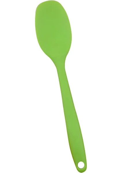 Yeşil Stil Silikon Mutfak Bakeware Gereç Kaşık ve Kepçe Pişirme Mutfak Gereçleri Spatula Kahve Kaşığı Çocuklar Dondurma Sofra Aracı (Yurt Dışından)