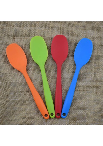 Yeşil Stil Silikon Mutfak Bakeware Gereç Kaşık ve Kepçe Pişirme Mutfak Gereçleri Spatula Kahve Kaşığı Çocuklar Dondurma Sofra Aracı (Yurt Dışından) fiyatları