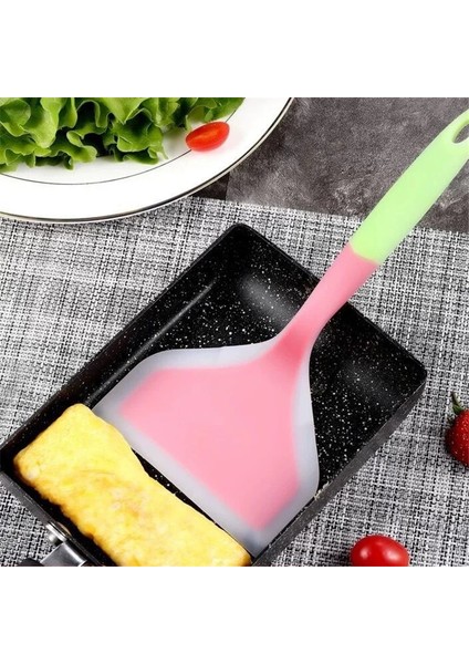 A - Turuncu Stil Pro Ev Pişirme Gereçleri Silikon Spatula Sığır Eti Yumurta Mutfak Kazıyıcı Geniş Pizza Kürek Yapışmaz Turners Gıda Kaldırıcı Aracı (Yurt Dışından) fiyatları