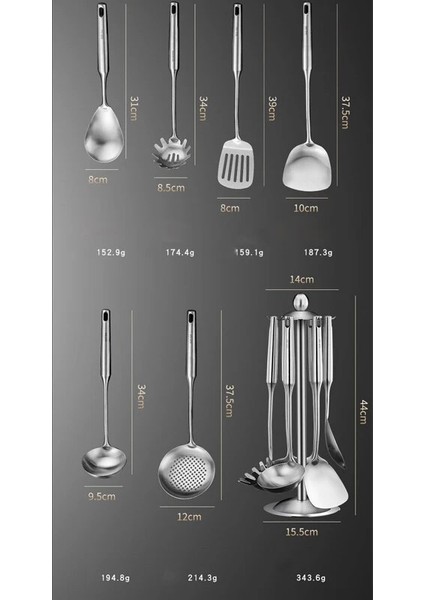 No.2 Tarzı Paslanmaz Çelik Spatula Mutfak Oluklu Turner Pirinç Kürek Pota Gereçler Aletler Tencere Seti Utensilio Cocina (Yurt Dışından) indirimleri