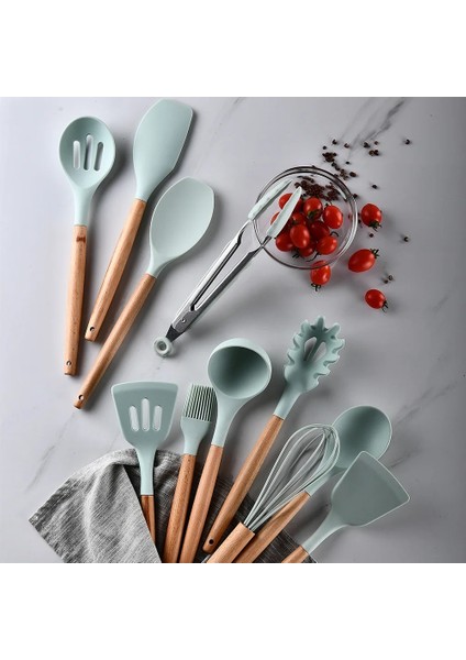 Yapışmaz Pişirme Gereçleri Ahşap Silikon Pişirme Gereçleri Gadget Spatula Maşaları Çorba Kepçesi Turner Çırpma Mutfak Gereçleri Tencere (Yurt Dışından) fiyatları
