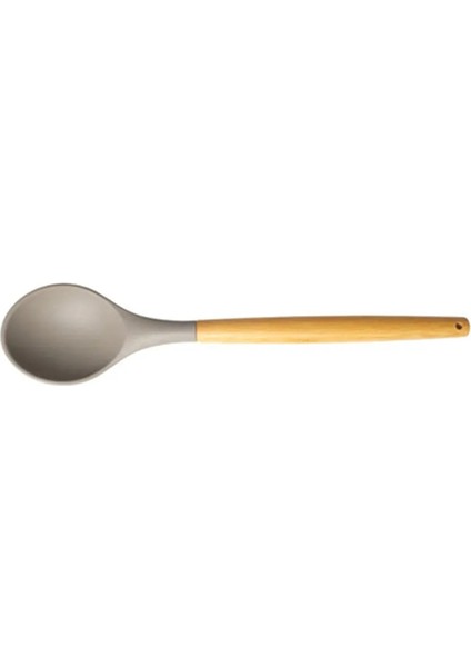 Bej Tarzı Ahşap Silikon Spatula Maşası Çorba Kepçesi Turner Çırpma Pişirme Aleti Mutfak Gereçleri Için Kürek Yapışmaz Tencere Pişirme Aleti (Yurt Dışından)