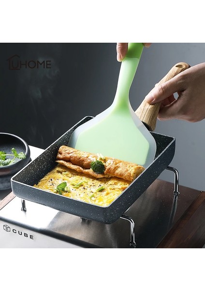 Turuncu Tarzı Mutfak Silikonu Tamagoyaki Omlet Tava Çeviricileri Biftek Spatula Sıcaklığa Dayanıklı Silikon Kürek Pişirme Araçları Mutfak Gereçleri (Yurt Dışından) modelleri