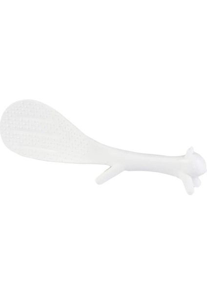 Beyaz Stil 1 Parça Olors Yaratıcı Sincap Şekilli Standable Pirinç Spatula Yapışmaz Kaşık Food Grade Plastik Pirinç Spatula Pişirme Araçları (Yurt Dışından)