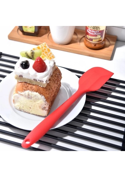 No.2 Tarzı Silikon Pişirme Spatula Kek Spatula Çoklu Renk Karıştırma Meyilli Kazıyıcı Fırça Yumuşak Pişirme Spatula Barbekü Yağ Fırçası Pişirme Aracı (Yurt Dışından)