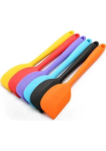 No.2 Tarzı Silikon Pişirme Spatula Kek Spatula Çoklu Renk Karıştırma Meyilli Kazıyıcı Fırça Yumuşak Pişirme Spatula Barbekü Yağ Fırçası Pişirme Aracı (Yurt Dışından)