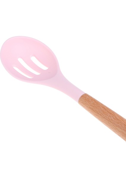 No.9 Tarzı Silikon Ahşap Saplı Turner Çorba Kaşığı Spatula Fırçası Kazıyıcı Makarna Yumurta Çırpıcı Yapışmaz Tava Mutfak Pişirme Araçları Mutfak Gereçleri (Yurt Dışından)