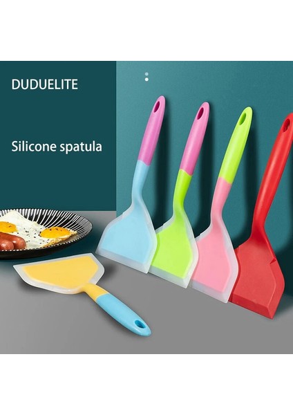 GJC14 Mor Tarzı Yapışmaz Silikon Spatula Mutfak Gereçleri Pişirme Gereçleri Spatula Sığır Eti Yumurta Tereyağı Kazıyıcı Pizza Kürek Çeviriciler Yiyecek Kaldırıcılar (Yurt Dışından)