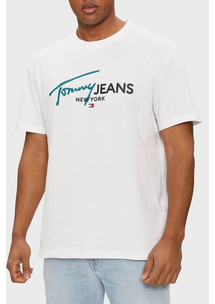 Pamuklu Regular Erkek T Shirt Dm0Dm18572 Ybr