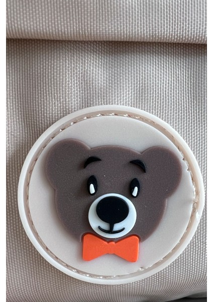 Bej Orta Boy Okul Çantası Laptop ve Seyahat Sırt Çantası Su Geçirmez Ayıcık Anahtarlık Hediyeli fiyatları