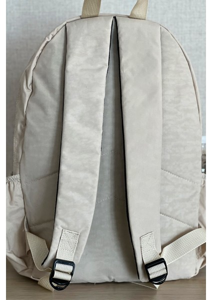 Bej Orta Boy Okul Çantası Laptop ve Seyahat Sırt Çantası Su Geçirmez Ayıcık Anahtarlık Hediyeli indirimleri